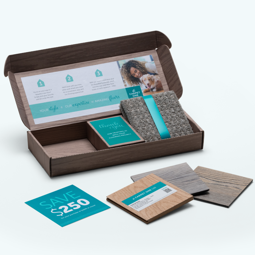 flooring samples box